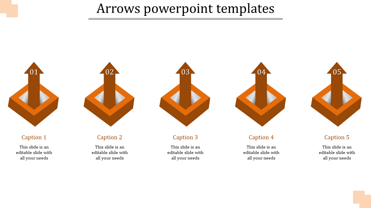 arrows powerpoint templates-arrows powerpoint templates-ORANGE-5